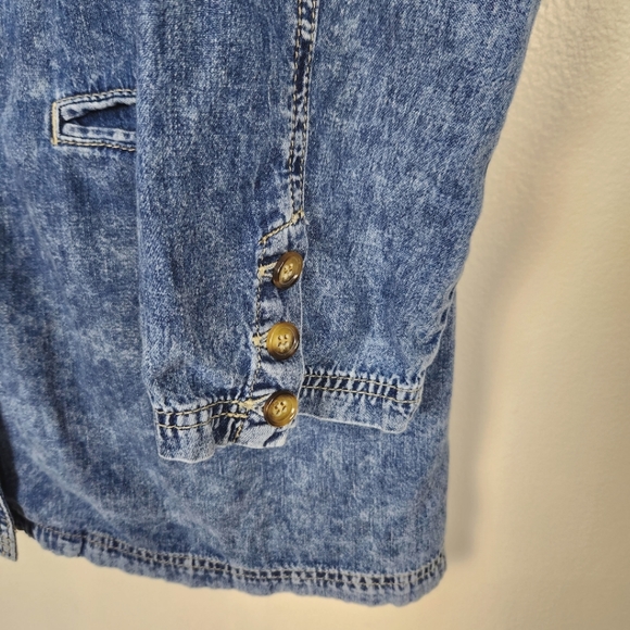 We The Free Denim Beckett Blazer Size M - Picture 6 of 14
